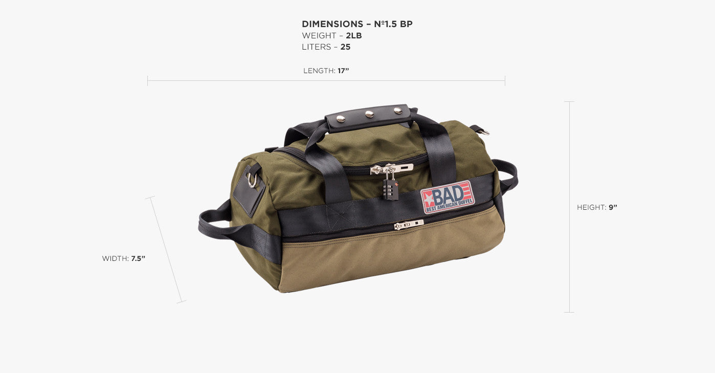 Nº 1.5 DUFFEL BAG BACKPACK