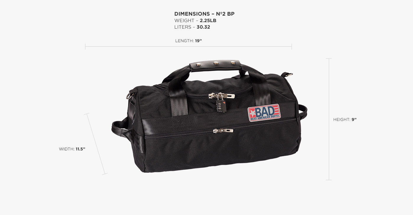 Nº 2 DUFFEL BAG BACKPACK