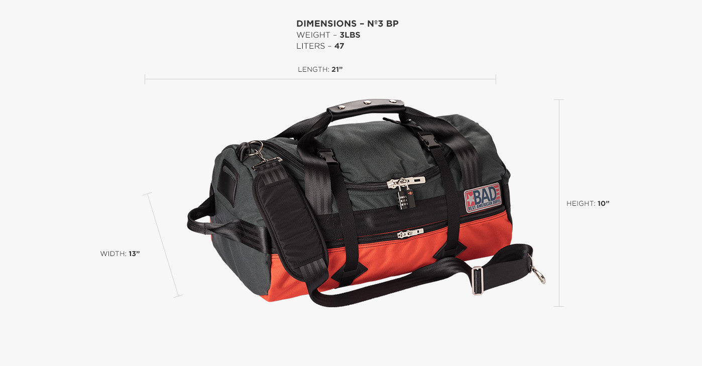 Nº 3 DUFFEL BAG BACKPACK