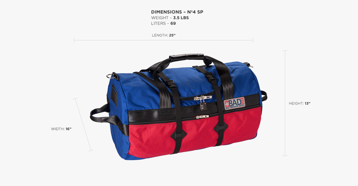 Nº 4 DUFFEL BAG SIDE POCKET
