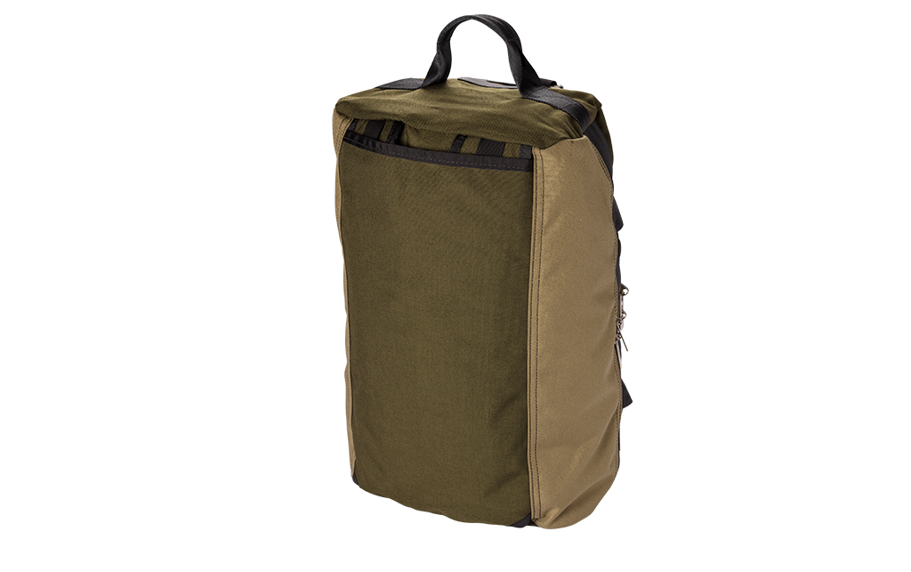 Number 1.5 Backpack Duffel Bag Moss Khaki Back View