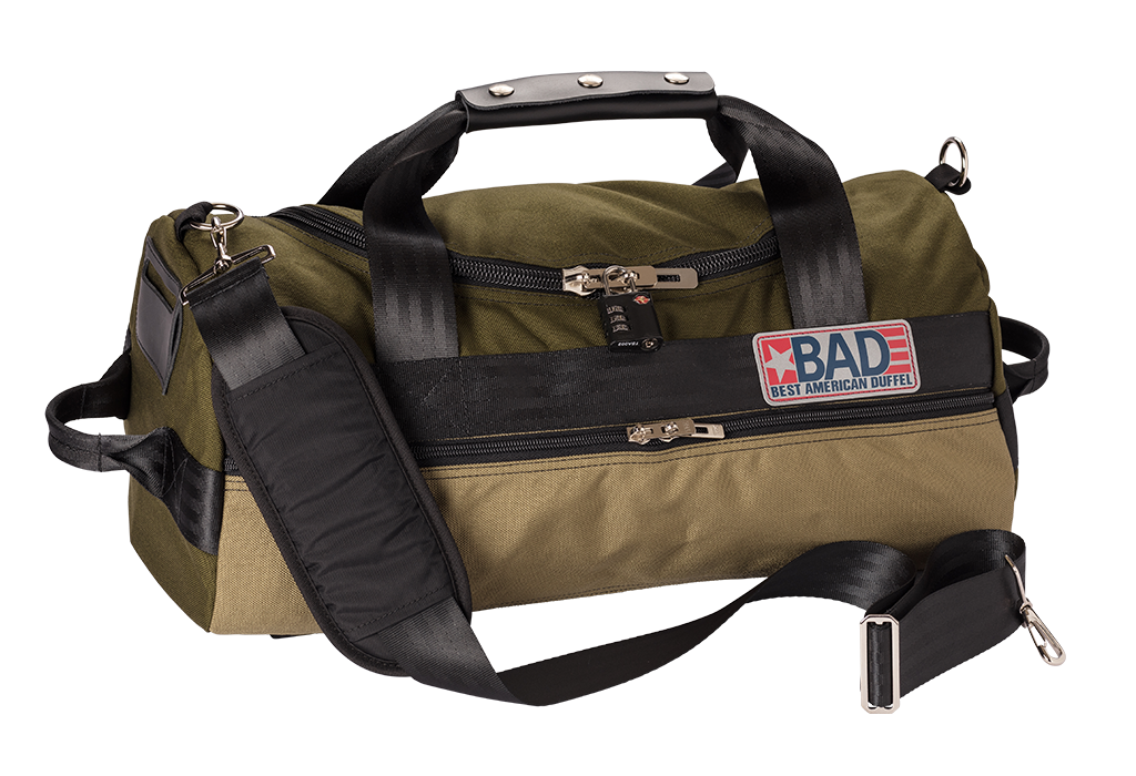 Number 2 Duffel Bag Backpack Moss Khaki