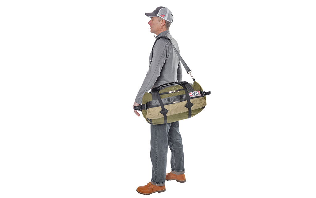 Number 3 Duffel Bag Side Pocket