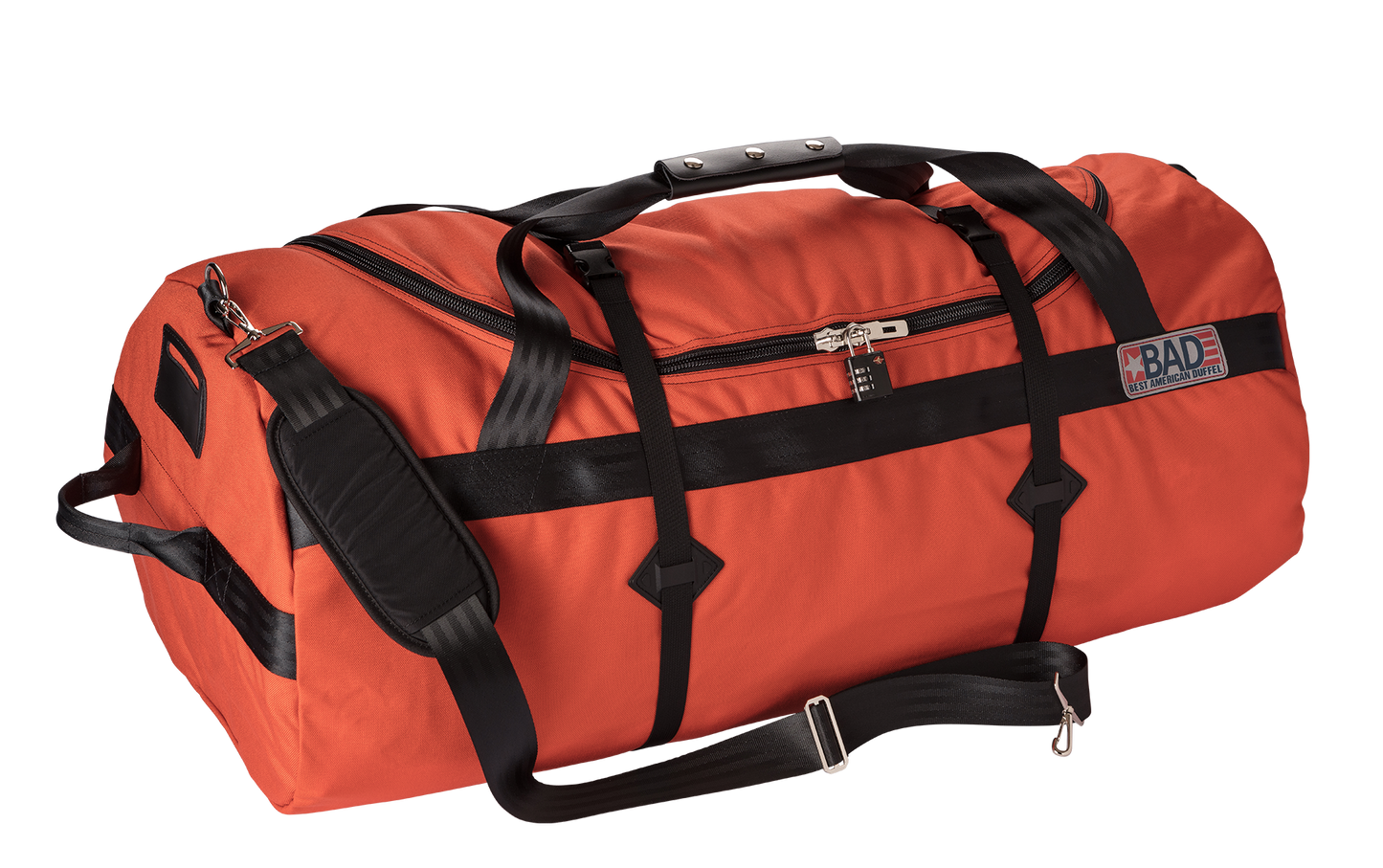 Number 8 Standard Duffel Bag Orange
