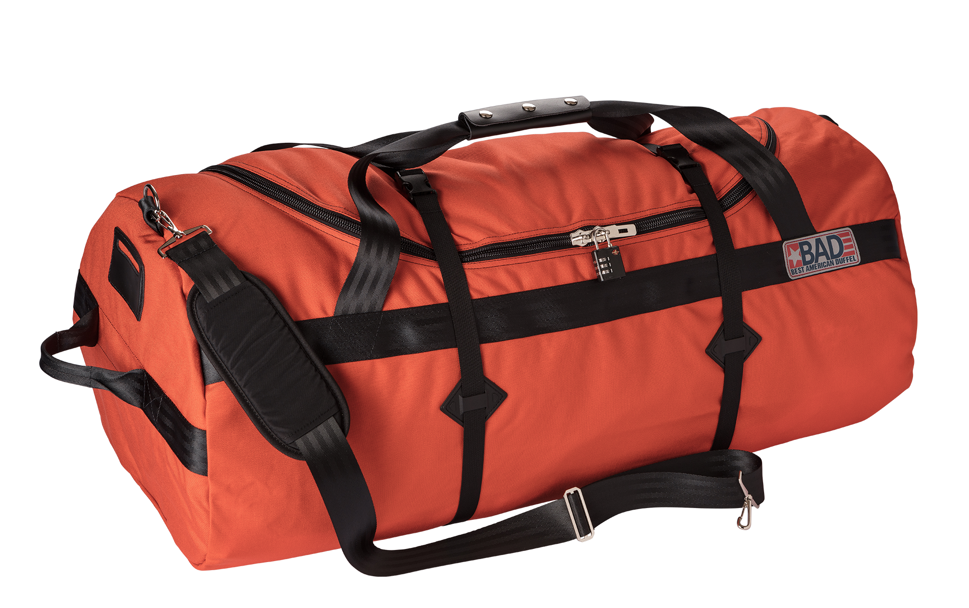 Number 8 Standard Duffel Bag Orange