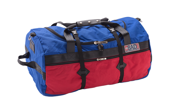 Number 5 Duffel Bag Backpack Blue Red