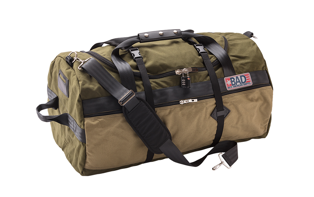 Number 5 Duffel Bag Backpack Moss Khaki