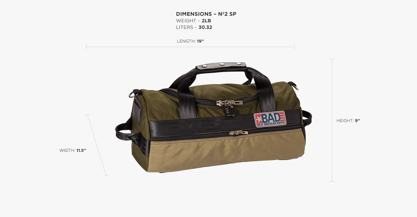 Nº 2 DUFFEL BAG SIDE POCKET