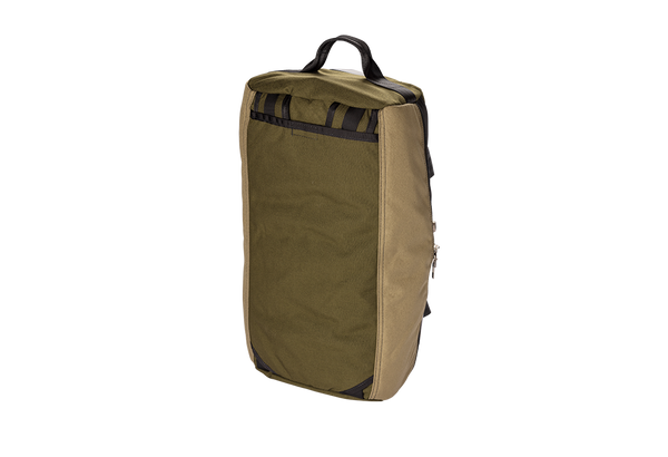 Number 2 Duffel Bag Backpack Moss Khaki Back