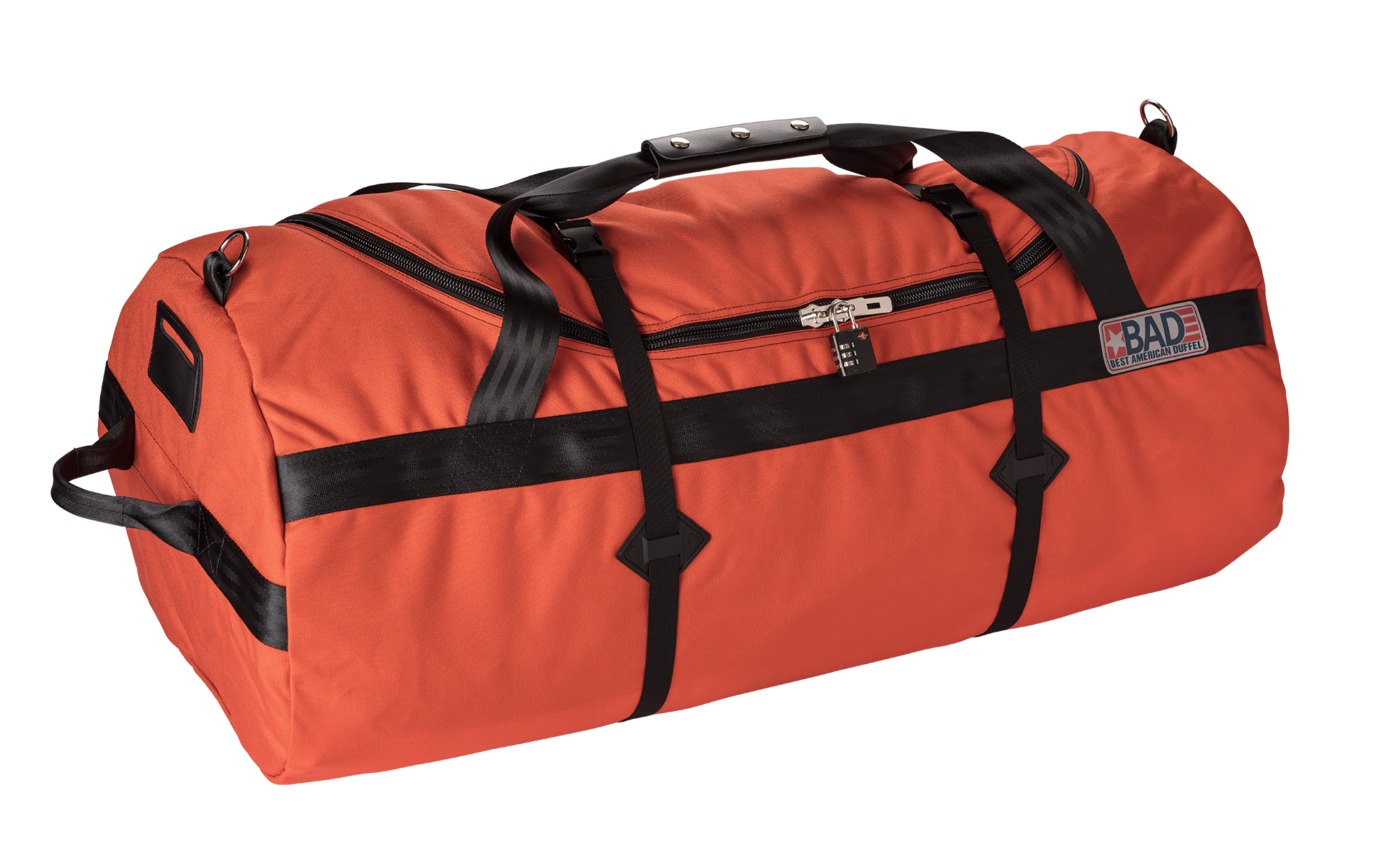 Number 8 Standard Duffel Bag Orange